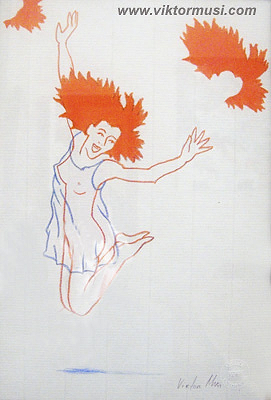 Viktor Musi. Series of drawings "Onirisme." 1990-2007. Mixed media - colored pencils, indian ink on paper "Ingres". dimensions variable. Viktor Musi. Series of drawings "Onirisme." 1990-2007. Mixed media - colored pencils, indian ink on paper "Ingres". dimensions variable.