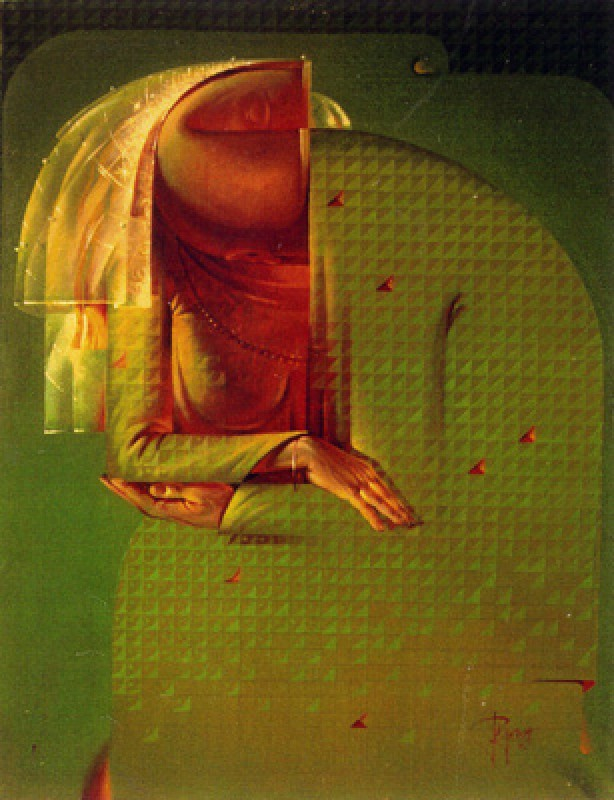 Viktor Musi. "Kiss." 1995. oil on canvas. 100 X 80. Viktor Musi. "Kiss." 1995. oil on canvas. 100 X 80.