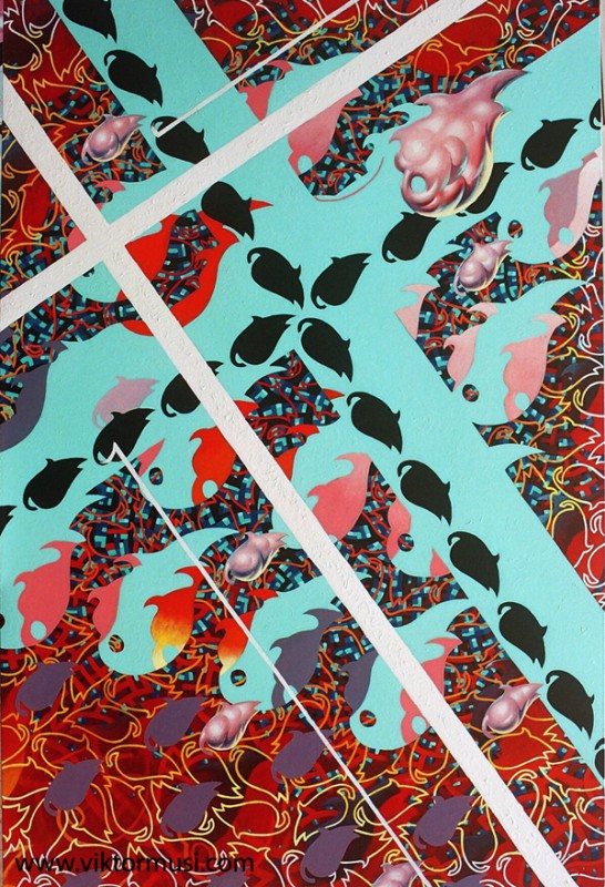 Viktor Musi. "Composition". 2010. oil on canvas. 195 X 130. Viktor Musi. "Composition". 2010. oil on canvas. 195 X 130.