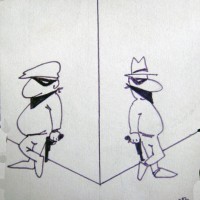 Viktor Musi. Caricatures. 1984-1990
