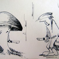 Viktor Musi. Caricatures. 1984-1990