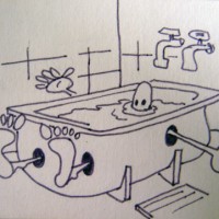 Viktor Musi. Caricatures. 1984-1990