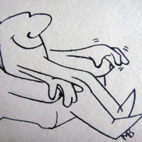 Viktor Musi. Caricatures. 1984-1990