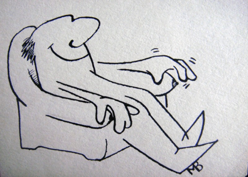 Viktor Musi. "Caricatures from 1984 to 1990." ink on paper, dimensions variable. Viktor Musi. "Caricatures from 1984 to 1990." ink on paper, dimensions variable.