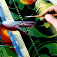 "Step-by-Step". Viktor Musi -”My technique of painting ”- oil on canvas.