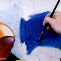 "Step-by-Step". Viktor Musi -”My technique of painting ”- oil on canvas.