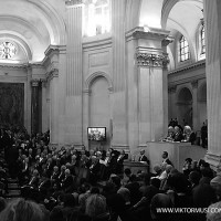 Invitation to participate in the "The solemn meeting" "Academy of Fine Arts", "Institute de France". Paris. France. 2012.
