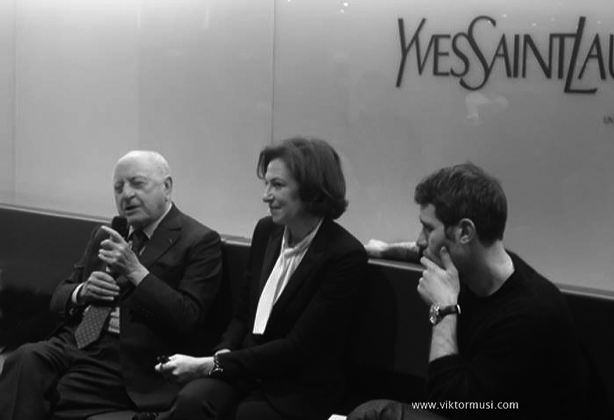 Pierre Berge, Viktor Musi, film "Yves Saint  Laurent". Paris. 2014.